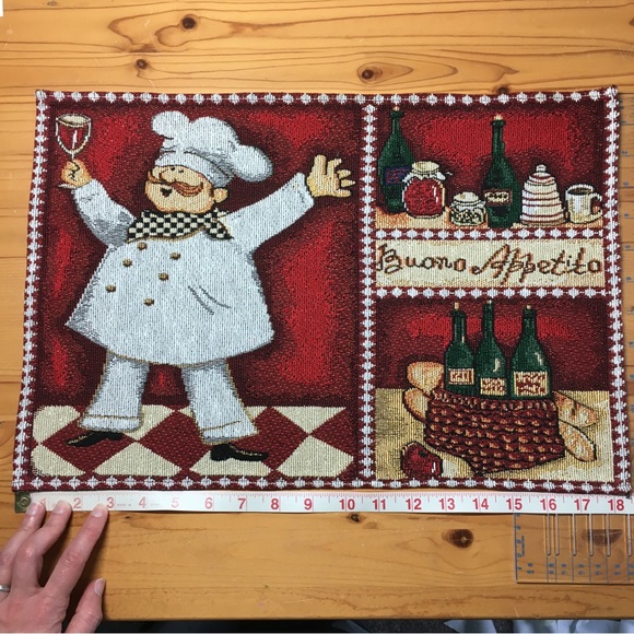 “Buono Appetito” placemats, set of 4 - Picture 5 of 10